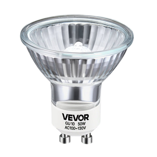 Halogen Light Bulbs GU10 MR16 Halogen Bulb 2800K 50W Lamp Bulbs Pack Of 6